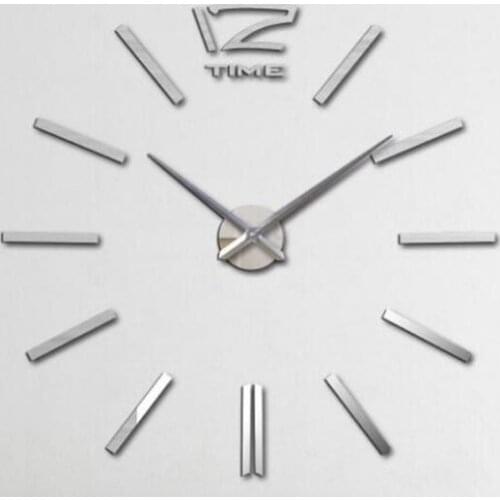 20PCS Wall clock large decorative wall clocks home decor diy clocks living room mural sticker supply for Metope size 70-120CM