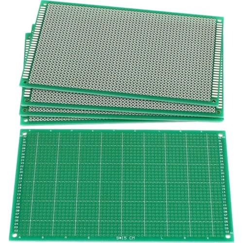 5PCS 9Cm X 15Cm FR-4 Single Side Prototype PCB Circuit Universal Board