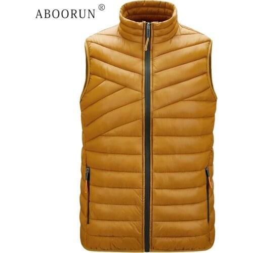 ABOORUN Men's Down Vests