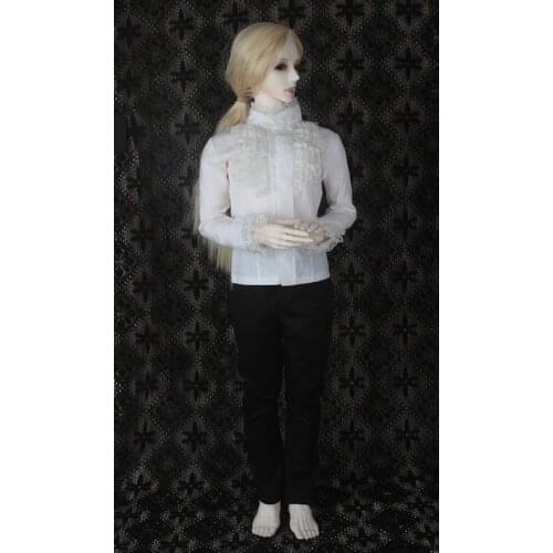 Doll accessories bjd clothes 1/3 Bjd 70cm doll male suit set white shirt black pants other size can be customized