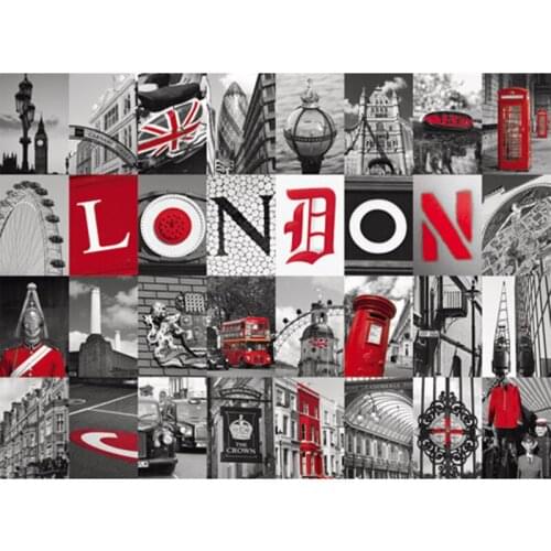 5D DIY diamond painting landscape London Big Ben,Paris Tower Home Decoration Diamond Embroidery Mosaic Needlework Christmas Gift