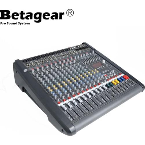 Betaggear 10 Channel Mixer CMS1000-3/ PM1000-3 Digital Mixer Dj Professional Stage Aduio Power Mixer Amolifier 48V Phantom