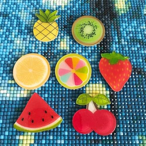 Fruit Cherry Pineapple Cover Minder Magnetic for Diamond Painting 5D Diamond Art Tool