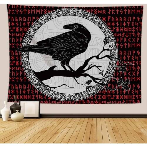 Mysterious Symbol Tapestry Wall Hanging Hippie Psychedelic Pattern Witchcraft Home Decoration Wall Decor Bedroom Mandala Carpet