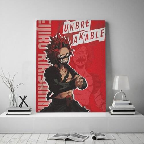 Red Riot Eijiro Kirishima My Hero Academia Canvas Painting poster wall Art decor Living room Bedroom Study Decoration Prints