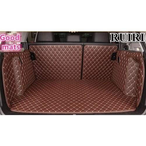 Good quality! Special car trunk mats for BMW X3 F25 2017-2011 waterproof cargo liner mats boot carpets for X3 2014,Free shipping