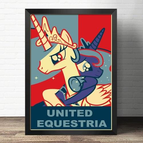 Anime Retro My Little Pony Canvas Painting Wall Art Cuadros Posters and Prints Nordic Picture for Living Room Home Decoration