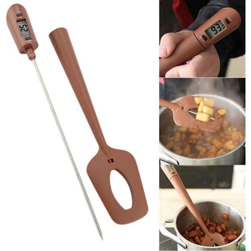 Kitchen Digital Food Thermometer Silicone Chocolate Spatula Digital Milk Coffee Syrup Meat Food Probe Cooking BBQ Gauge Tool