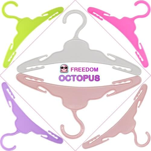 Mini Hanger For Dolls 10&20pcs/Lot White Pink Color Plastic Hangers For 18 Inches American And New Baby Dolls