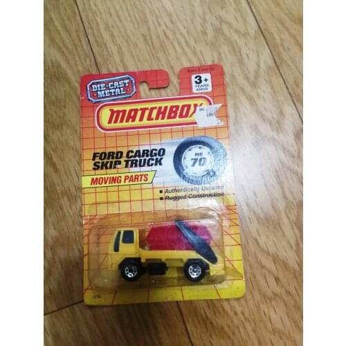 Matchbox 1/64 Ford Cargo Skip Truck Collection Metal Die-cast Simulation Model Cars Toys