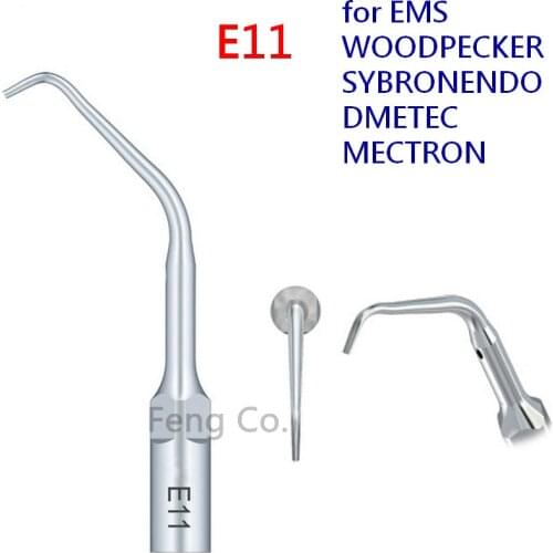E11 Ultrasonic Scaler Tips Endo Perio Dental Scaling Fit EMS Woodpecker Handpiece Dentistry Instrument