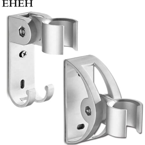 EHEH Wall Mounted Shower Aluminum Holder Bathroom Fixture Shower Support Kits Adjustable Showerhead Stand 2 Types
