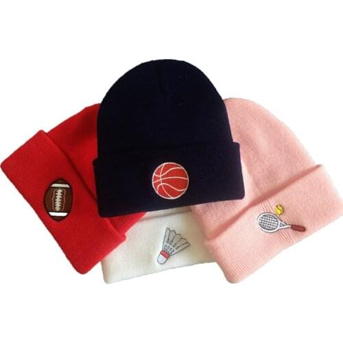 New Cute Fresh Personality Sport Fashion Hip-hop Knitted Wool Jacket Hat Bucket Hat Hats for Women Winter Accessories for Women