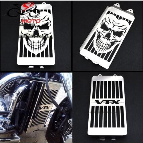 Water Coolant Engine Radiator Grill Grille Tank Cooler Cover For Honda VTX1300 VTX1300C VTX1300R VTX1300S VTX1300T 2003 - 2009