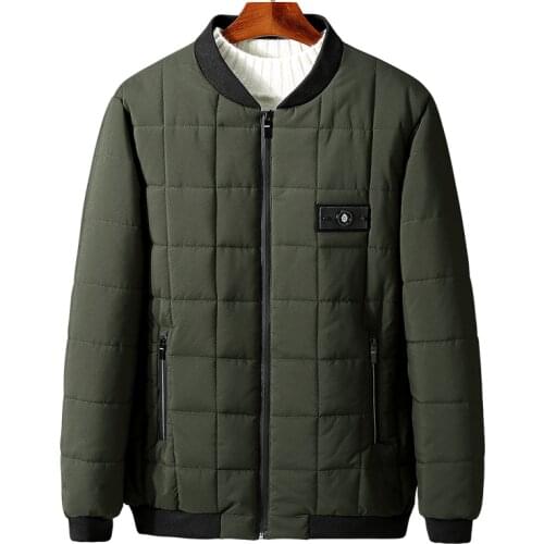 Autumn Winter plus size 10XL 9XL 8XL 7XL 6XL mens thin cotton coat to increase fattening baseball collar cotton loose coat