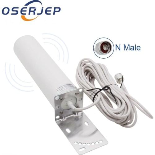 3g 4g Outdoor Antenna 12DBi with 5m/10m Cable and N Male for GSM CDMA DCS WCDMA Modem Router