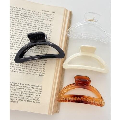 Simple Style Hair Clips Women Girls Claw Clip Hair Claws Hair Clamps Claw Clips Hairpins Barrette Crab Hair Accessories Gifts