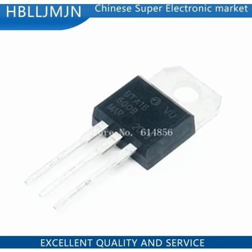 10pcs,BTA16,BTA16-600B BTA16-600 600V 16A