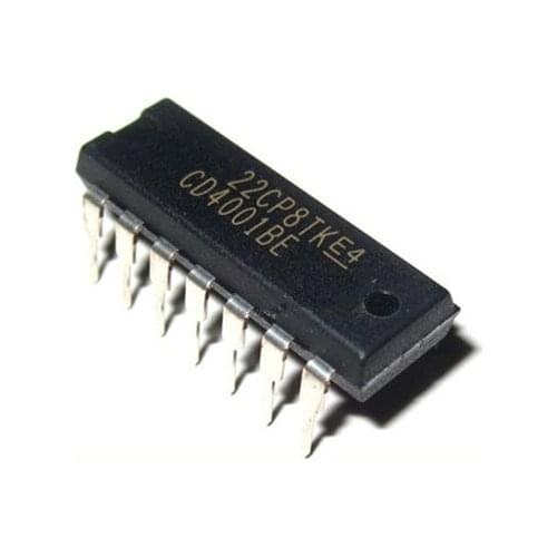 10pcs/lot CD4001BE CD4001 DIP-14 new and original IC