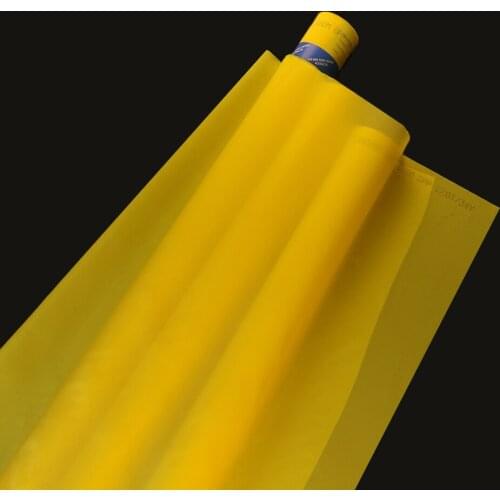 255mesh/100T Yellow 127cm 30meters 100T Polyester Silk Screen Printing Mesh