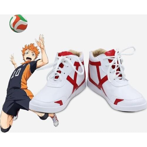 Anime Haikyuu!! Hinata Shoyo Shoes Karasuno High School Cosplay Shoes Carnival Halloween Shoes Size 35-48