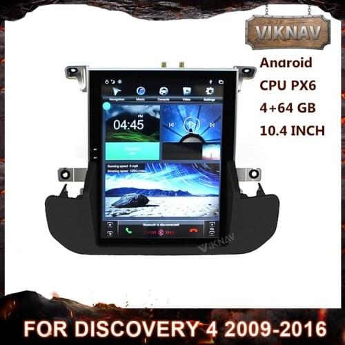 10.4 Inch Android Car radio for Land Rover Discovery 4 2009-2016 Multimedia player GPS Navigation autoradio Tape Recorder