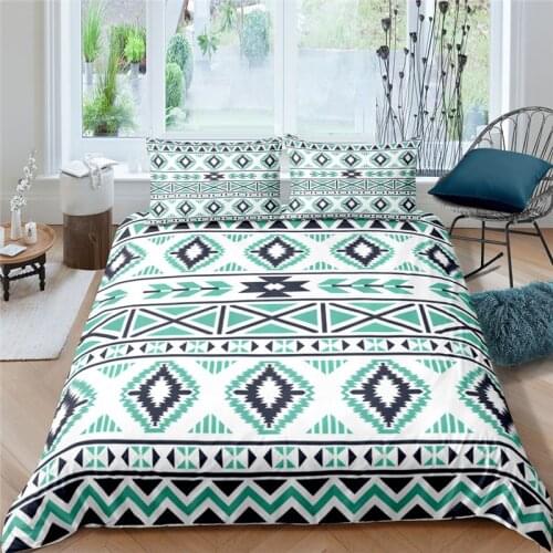Home Textiles Luxury 3D Bohemia Print Duvet Cover Set 2/3 Pcs Pillowcase Kids Bedding Set AU/EU/UK/US Queen and King Size