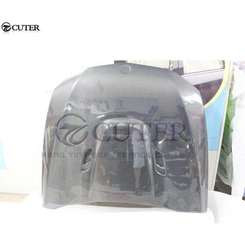 E92 3 series 320i M3 style Carbon Fiber Front engine Hood Bonnets engine Covers with vents for BMW E92 325i 330i Coupe 06-13
