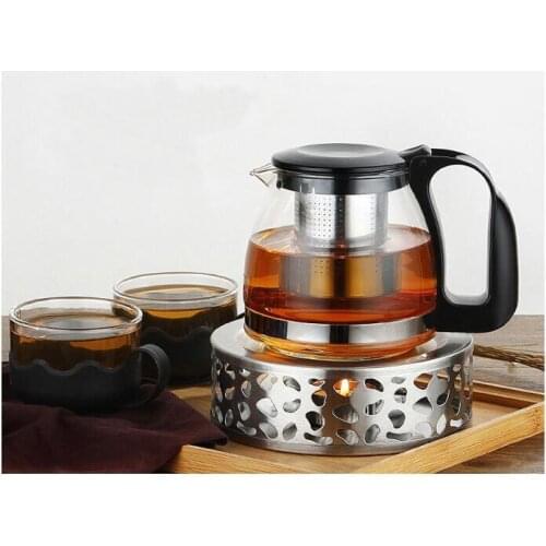 Stainless Steel Tea Coffee Teapot Warmer,Tea warmer for Glass Teapot,Tea Kettles,and other heatproof Dish Warming Use