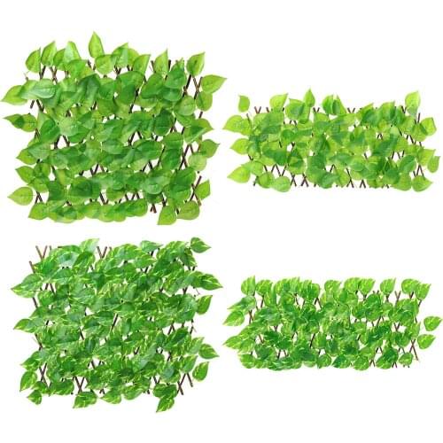 Artificial Leaf Garden Fence Screening Roll UV Fade Protected Privacy Artificial Fence Wall Landscaping Ivy Garden Fence Hotsale