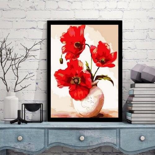 Original Watercolor Flower Frameless Wall Decor Print Abstract Picture Home Wall Art Canvas Painting No Frame Gift