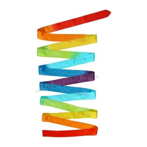 Multicolor Rhythmic Gymnastics Ribbon