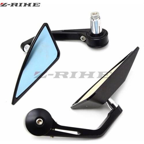 Moto Aluminum CNC motorcycle Side mirror rearview accessories Fits FOR KAWASAKI Z250 Z750 Z800 Z1000 ZR800 ZRX1200 er6n Ninja300