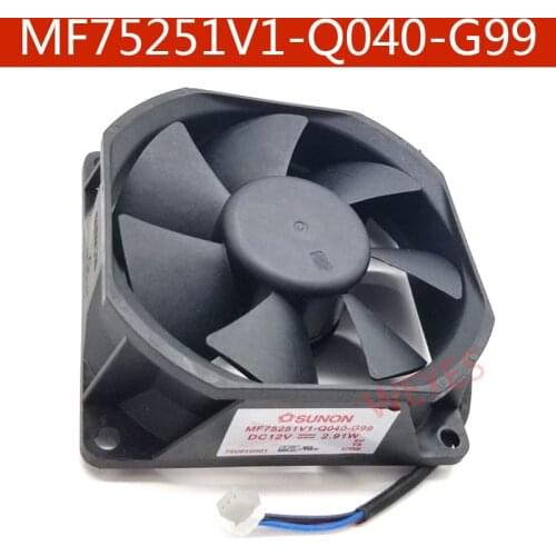 NEW Original MF75251V1-Q040-G99 DC12V 3Line 2.91W 75*75*25MM Projector cooling fan