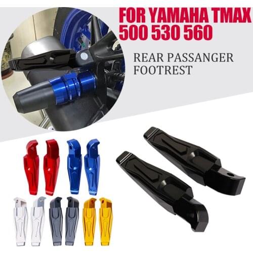 Motorcycle Rear Passanger Foot Peg Rest Footrest Footpeg Pedal For YAMAHA TMAX530 TMAX500 TMAX560 T MAX 530 TMAX 500 560 Parts