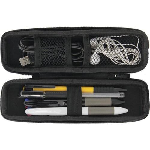 Portable Student Stationery Pen Pencil Bag Digital Earphone Cable Accessories Storage Case Office School Supplies