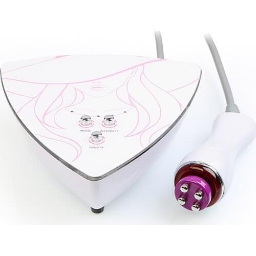 Portable Rotary 360°Head Facial Spa Care RF Radio Frequency Face Lifting Neck Tightening MIni Instrument