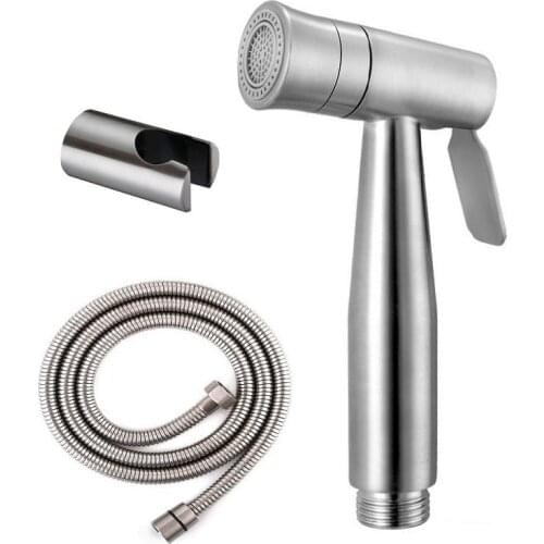 304 Stainless Steel Toilet Bidet Sprayer Anal Wash Bidet Faucet Toilet Seat Shower For Toilet Jet Spray 2 Function Switch