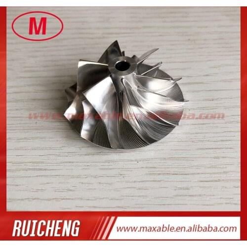 TB2514 445347-0018 40.31/54.39mm 6+6blades Performance turbo aluminum 2618/milling/billet compressor wheel for 465555-0002/0003