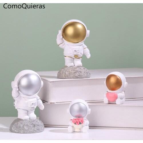 Space Astronaut Ornaments Resin Creative Figurines Nordic Modern Home Decor Living Room Desk Decoration kids Gifts Toy doll