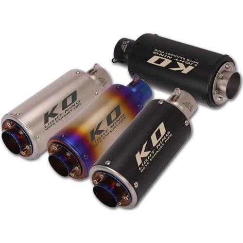 Universal 38-51mm Motorcycle Exhaust Muffler Pipe Stainless Steel Silencer Removable DB Killer Escape for Z900 YZF-R1 YZF-R3