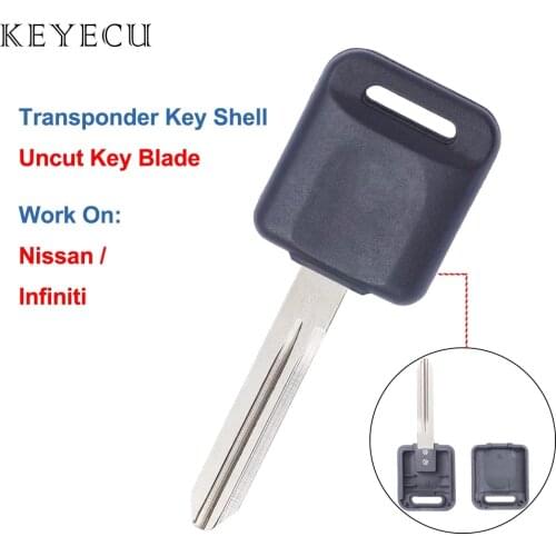 Keyecu High Quality Transponder Key Shell Case for Nissan Altima Maxima Pathfinder Sentra Xterra for Infiniti G20 I30 I35 QX4
