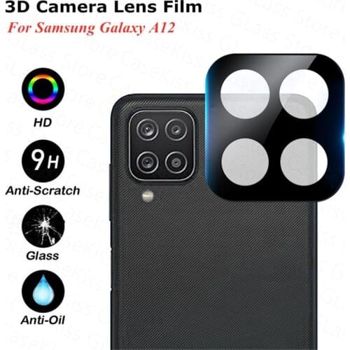 3D Full Cover Camera Lens Film For Samsung Galaxy A12 Back Lens Screen Protector for Samsung A 12 SM-A125F/DS Protective Film