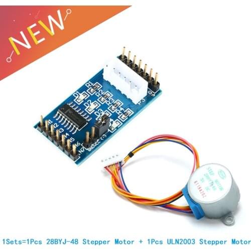 1 Sets Stepper Motor DC 5V 28BYJ-48 + ULN2003 Stepper Motor Driver Module 4 Phase Step Motor for arduino