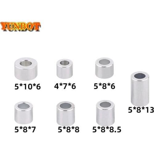 10pcs Openbuilds Aluminium Spacer V-slot Isolation Column Separate Pillar Quarantine Bore 5MM Reprap 3D Printer parts
