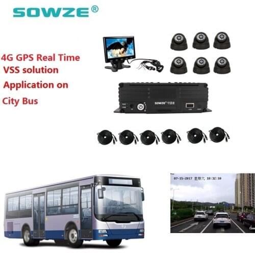4G LTE GPS Mini Live Video Recorder Refrigerated Transport Fleet Management System Mobile DVR 4 Channel