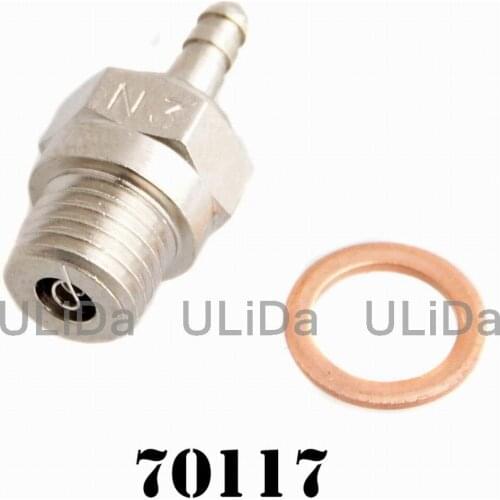 5Pcs HSP 70117 N3 N4 Glow Plugs Hot Spark Vertex SH Engine Parts Accessories for Nitro Truck Replace OS RC Car