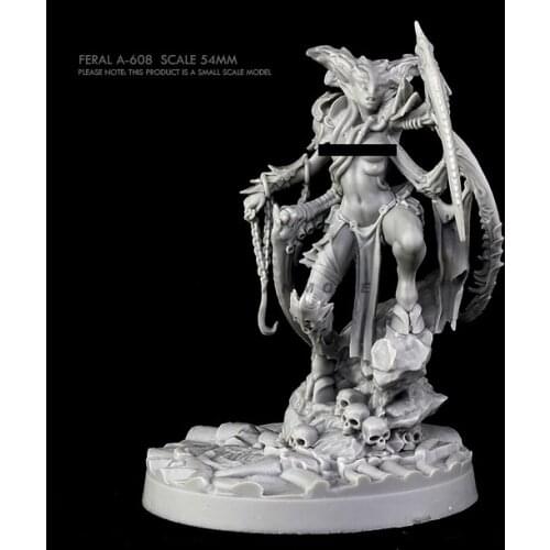 54MM Resin model kits figure beauty colorless and self-assembled A-608