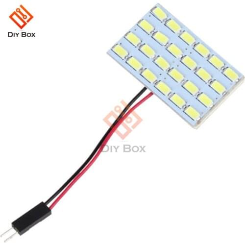 12V 3W 24 Led Board Car Interior Dome Energy Saving Lamp Board 5730 Module Reading Lamp Light Super Bright 44 x 5 x 30mm