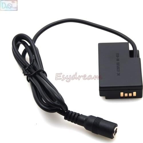 LP-E17 Dummy Battery Pack DC Coupler Connector for Canon EOS RP M3 M5 M6 Mark II 77D 800D 200D D750D D760 replace DR-E18 LP E17